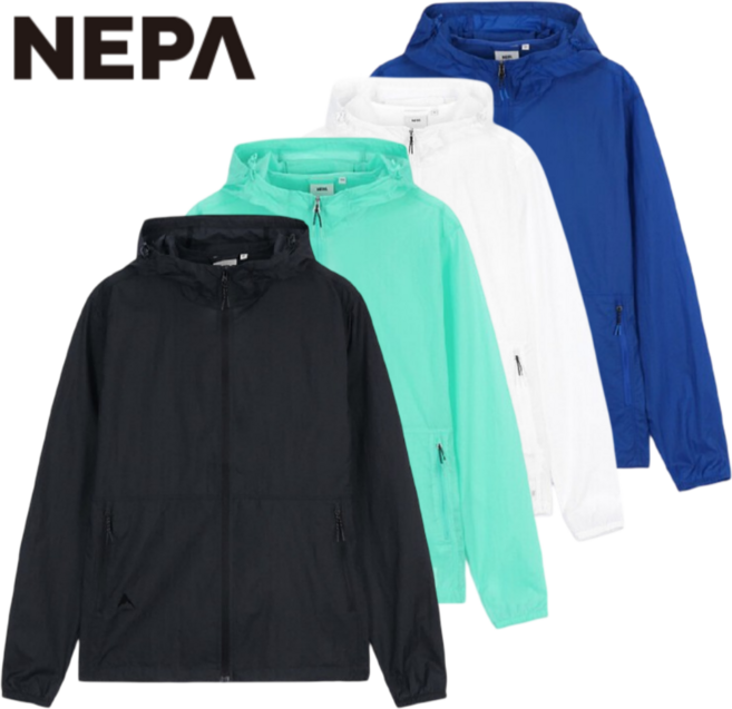 [백화점발송] 네파 남성 바람막이 자켓 낚시 등산 캠핑 경량 방풍 여름 상의 이월상품