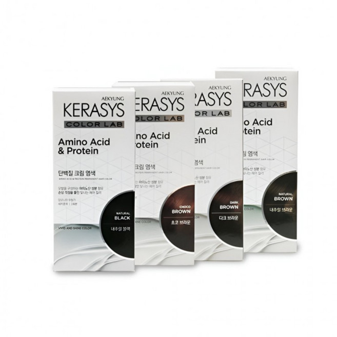 카미노아이 케라시스 컬러랩 단백질 크림염색 (4가지색상), 케라시스컬러랩단백질크림염색다크브라운, 1개