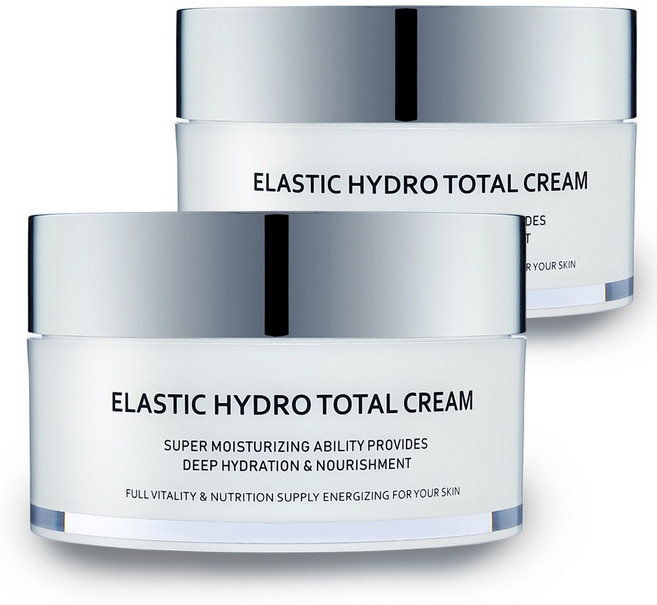 보습장벽강화 수분크림 참존nc1 퓨플 엘라스틱 하이드로 토탈 수분크림 (영양크림 탄력크림 보습크림) / 대용량 영양크림, 2개, 110ml