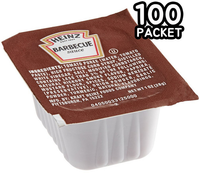 Heinz 하인즈 바베큐 소스 컵 28g 100개