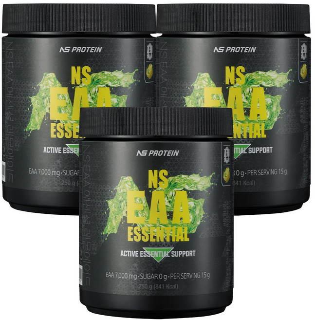 NS EAA 에센셜 레몬에이드 250g, 3개