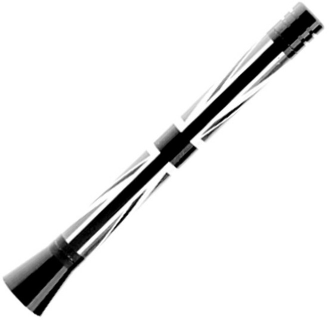 차량용 자동차 유니언잭 튜닝안테나 안테나볼, 그레이블랙대