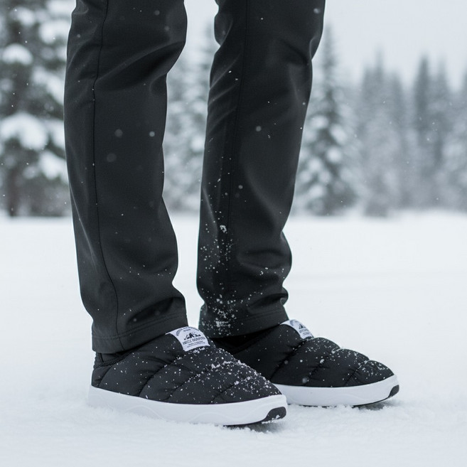 내셔널지오그래픽 여성용 털 슬리퍼 겨울 샌들 털신