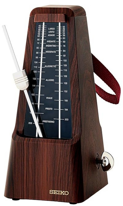SEIKO 진자 메트로놈 SPM400WD 나뭇결 202512ss, 상세페이지 참조, 1개