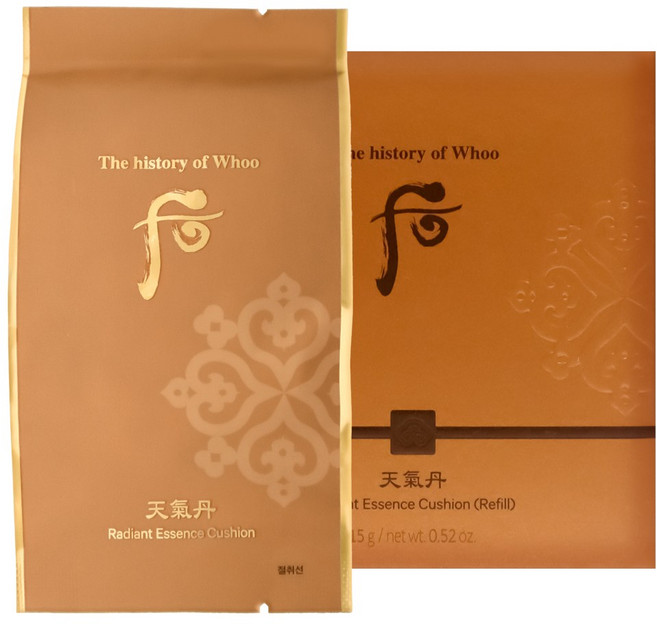 후 화현 에센스 쿠션 리필 SPF50+ PA+++ 15g, 23호, 1개