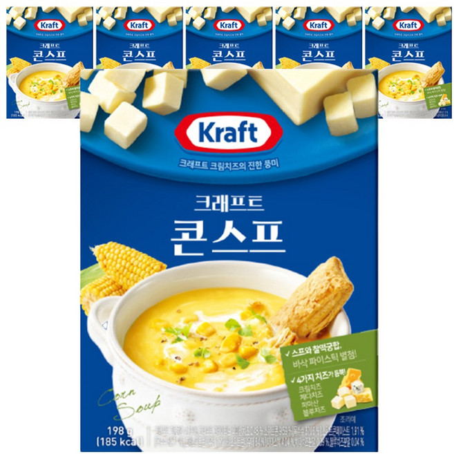 삼립 크래프트 콘 스프, 198g, 6개