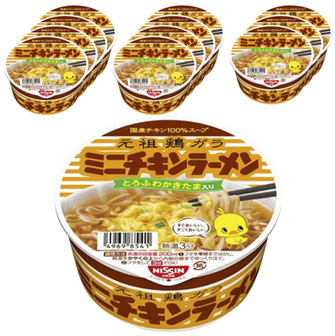 닛신 미니 치킨라멘 38g, 12개