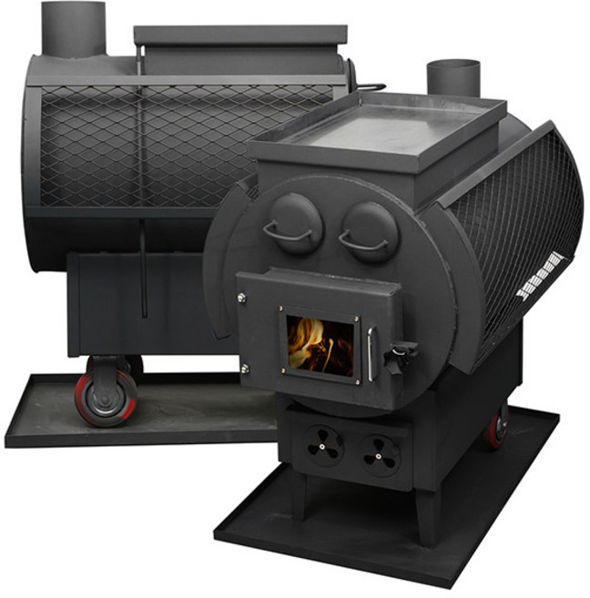 SL-120C 대형 구이겸용 누임형 화목난로, SL-120C 구이겸용