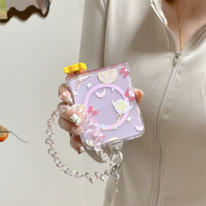 갤럭시z플립5 z플립6 z플립7 힌지보호 큐티 핸드폰케이스