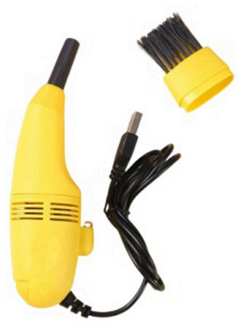 컴퓨터 진공 청소기 키보드 진공 청소기 미니 USB 진공 청소기 재봉틀 진공 청소기, 노란색
