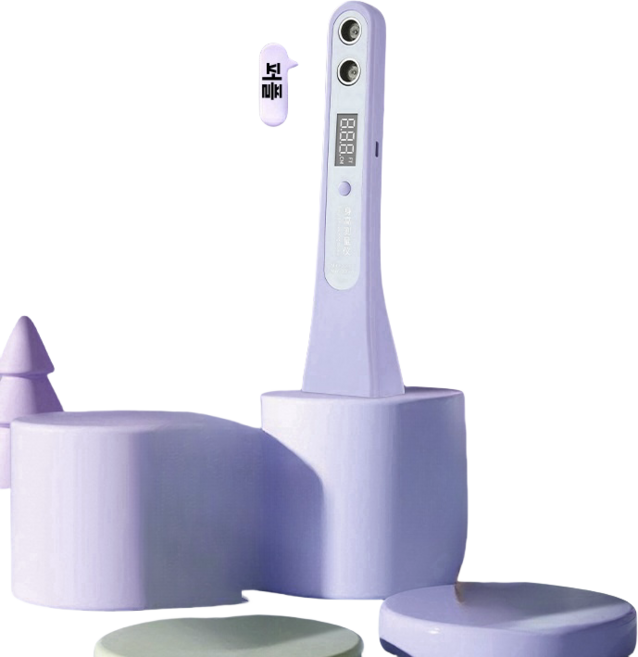 SunburstWonder 휴대용 충전형 신장계 미니 초음파 정밀 높이 측정기 키재기 기계 전자키자0085, 1개, 퍼플, 202404