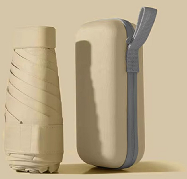 2위 - 초경량 캡슐 우양산 UV 차단 양산 5단 접이식 미니 우산