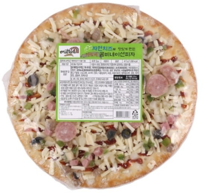 [지케이푸드] 마또네 콤비네이션 피자 R 화덕피자 씬피자 (드라이아이스), 415g, 40개