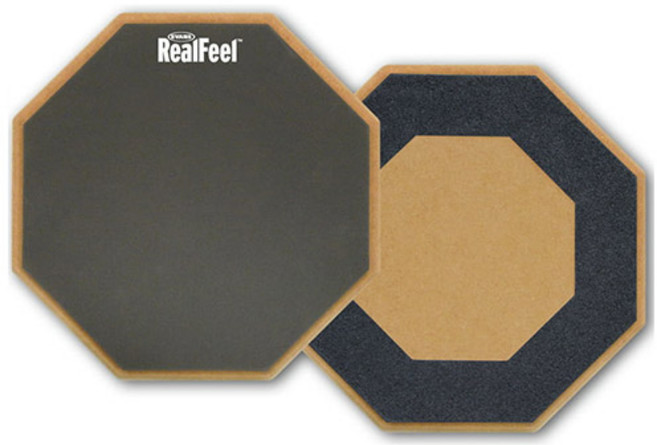 Evans Real Feel 12인치 단면 고무연습패드 RF-12G, 1개
