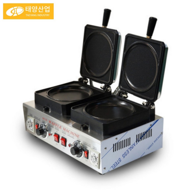 태양산업 BHR450T 전기식 버블 호떡기계 테프론 코팅 업소용 와플기계