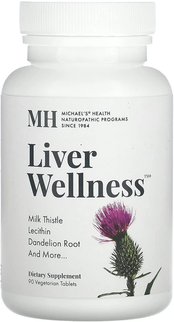 Michael's Naturopathic 리버 웰니스 90 베지정, 1개, 90정 - 쿠팡