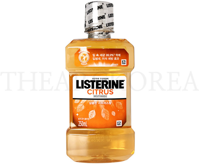 리스테린 내추럴 시트러스 구강쳥걸제, 250ml, 10개