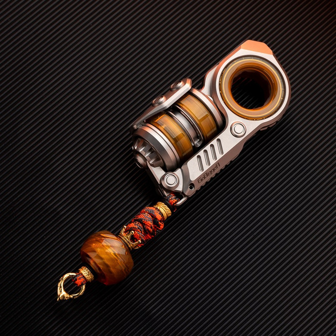 피젯토이 리볼버 틱톡 메탈 스트레스해소 릴스 팝잇 푸쉬팝 링 푸시팝 상품, 컬렉션 스텐레스 스틸/PEI 각설탕 꼬임 세트, 1개