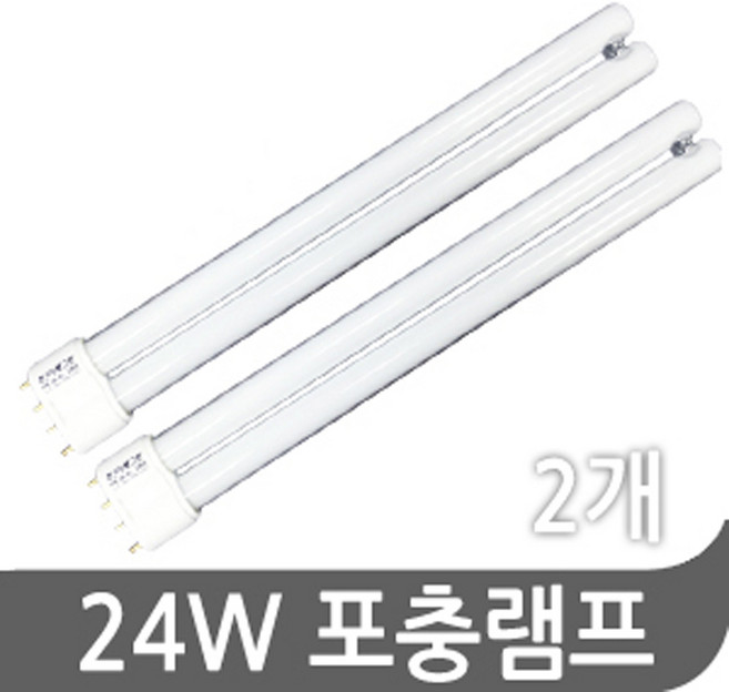 스카이원 스카이에프 SKY-F 업소용 모기 해충퇴치기 파리 포충기, 전용램프(24W) 2개