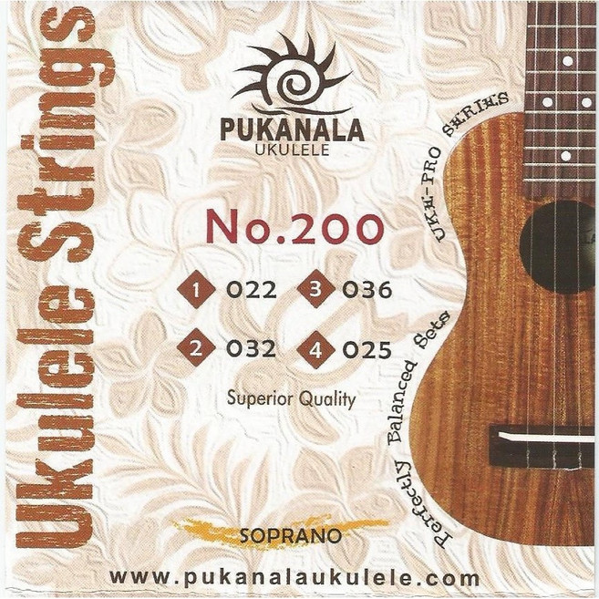 PUKANALA No.200 烏克麗麗弦 Soprano, 1個