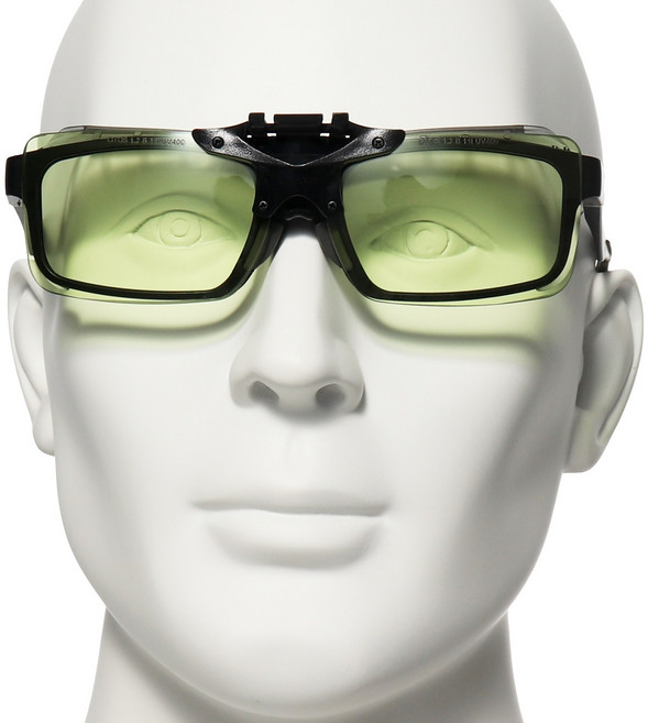 오토스 도수보안경 B-7500AS 모델 장착용 클립 보안경 C-750B (1개/PK), C-750B 차광도 1.2도, 1개