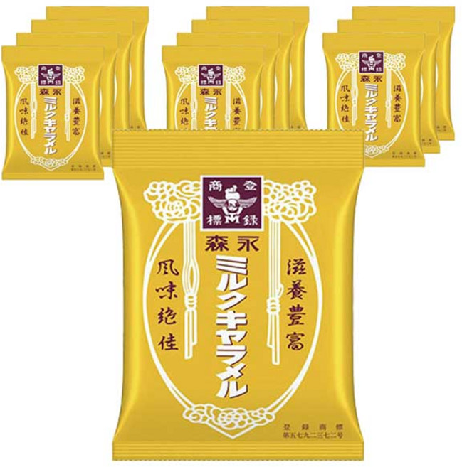 모리나가 밀크 캐러멜, 88g, 12개