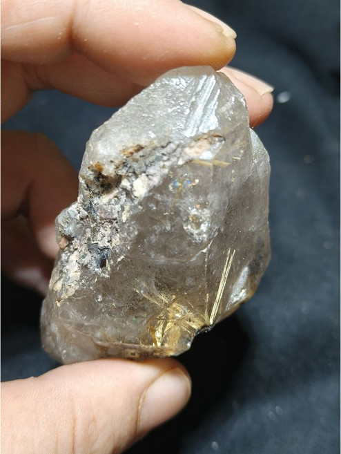 晶棋 水晶 鈦晶髮晶 礦物標本 1409