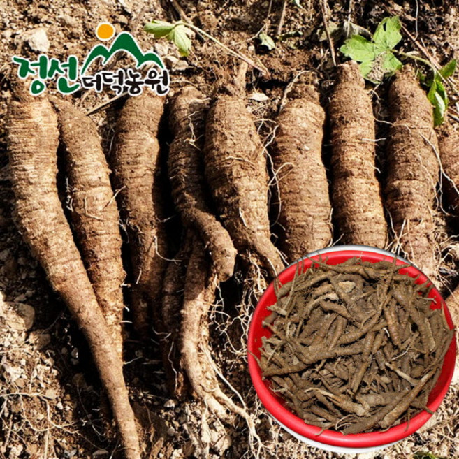 정선 생더덕 1kg 강원도 산더덕 (대/중/소 옵션 선택) 정선더덕농원, 1개, 더덕 소 1kg
