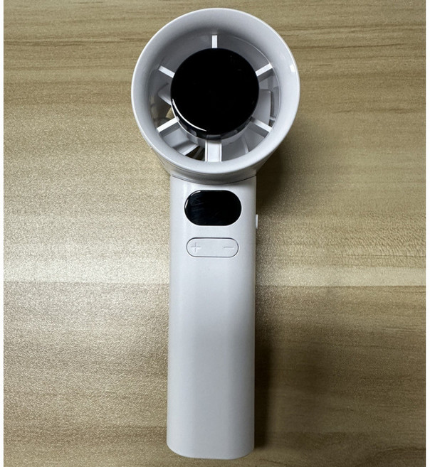 迷你手持小風扇 usb充電120檔無極調速高速暴力渦輪風扇M11, 無規格, 白色