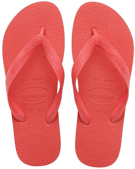 하바이아나스 컬러 플립 플랍 여름 스타일 루비 레드