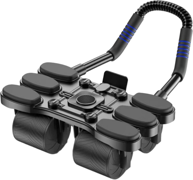 AB슬라이드 리바운드 코어강화 복근운동기구, 블랙, FIT-ABR-0001