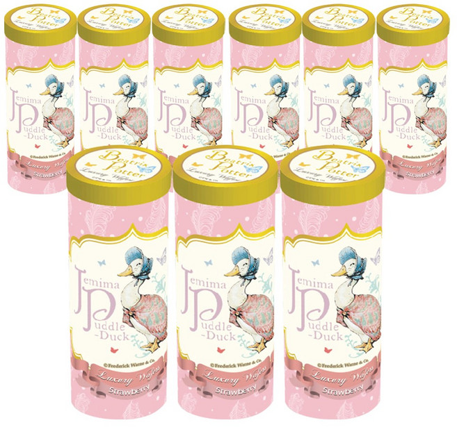 피터래빗 럭셔리 웨이퍼 롤 바닐라 9개(100gx9개) 과자쿠키웨하스스틱, 100g, 9개