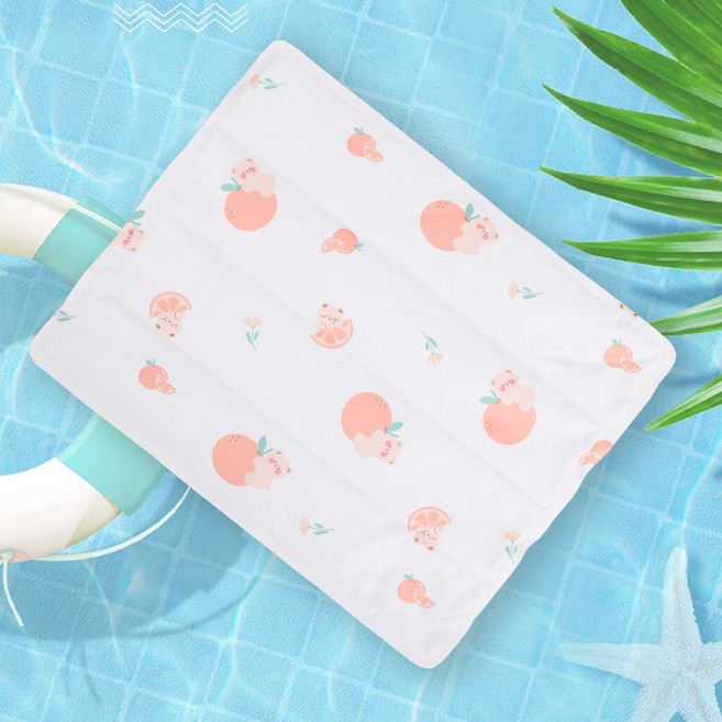 개웃기냥 애견 아이스매트 여름 돗자리 침구 얼음집 방석, A 화이트곰돌이, 1개