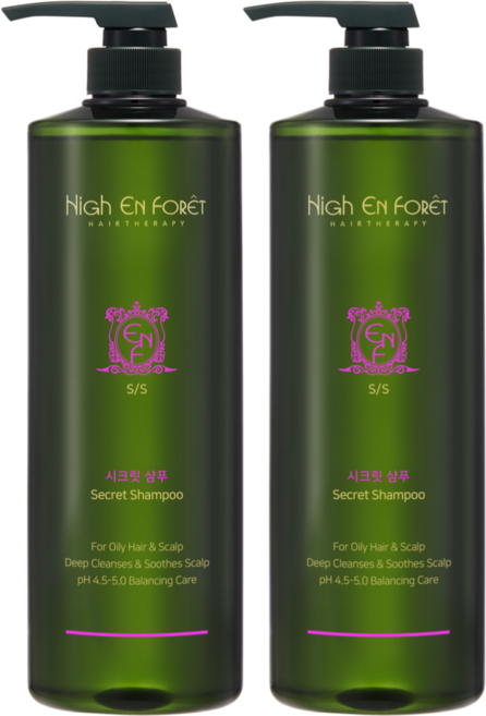 하이앙포레 시크릿 샴푸, 1L, 2개