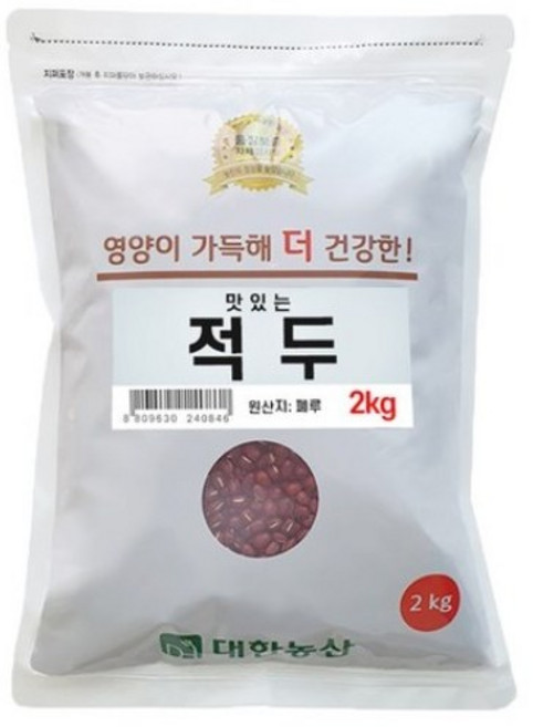 대한농산 맛있는 적두, 2kg, 2개