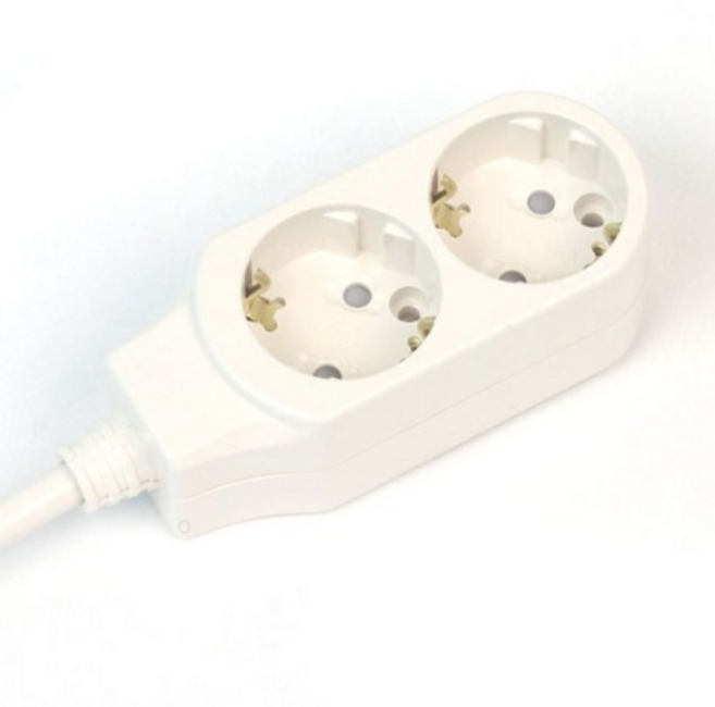 써보니 두남 코드붙은 멀티탭 16A 2구, 5m, 혼합색(white mix), 20개