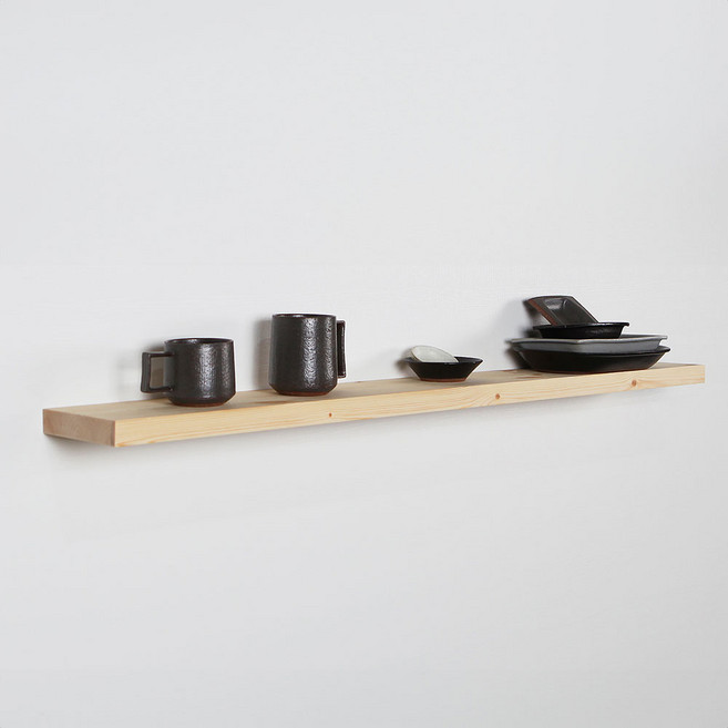 인테리어 원목 무지주 벽선반 벽걸이 선반, 무도장