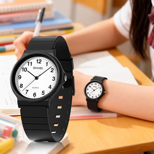 SKMEI 1419 학생용 저소음 수능 합격 손목시계 초등학생 아동 아날로그 시계