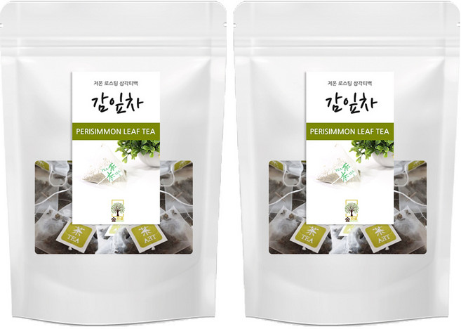 감잎차 25티백 숲으로허브 삼각티백, 25개입, 2개, 1g