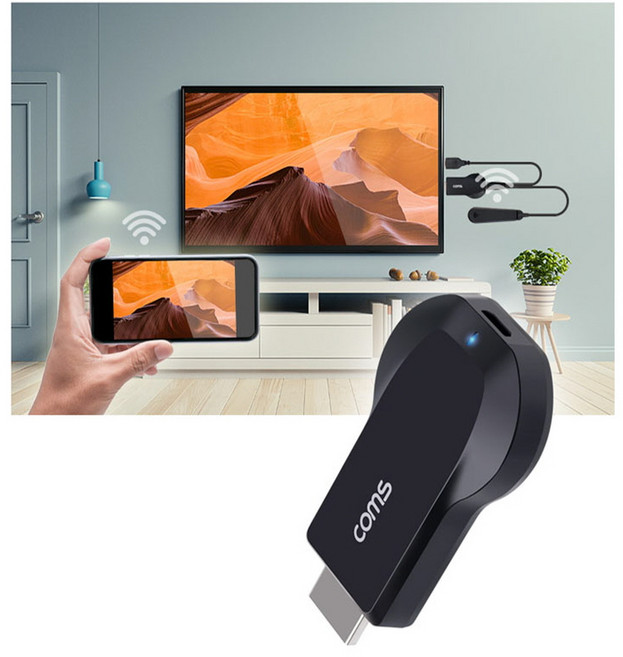 4K HDMI 무선 미라캐스트 미러링 동글이 OTT 핸드폰 스마트폰 휴대폰 노트북 태블릿 영상 TV연결