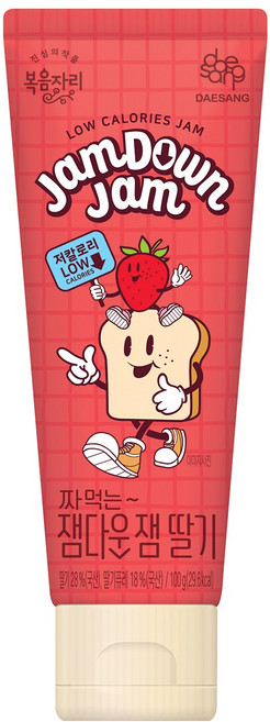 복음자리 짜먹는 잼다운잼 딸기, 100g, 3개