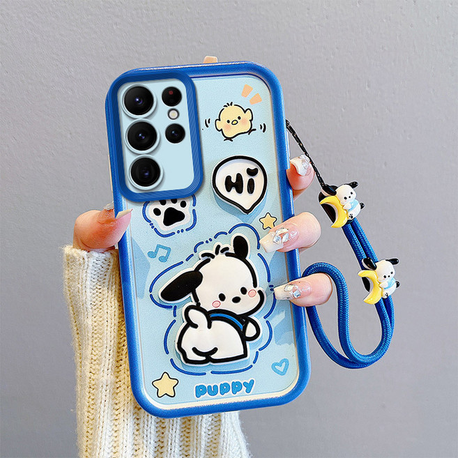 나무나라 갤럭시 A17 A07 A26 A37 A57 S26 ULTRA 입체 캐릭터 스트랩 젤리 케이스 CY264