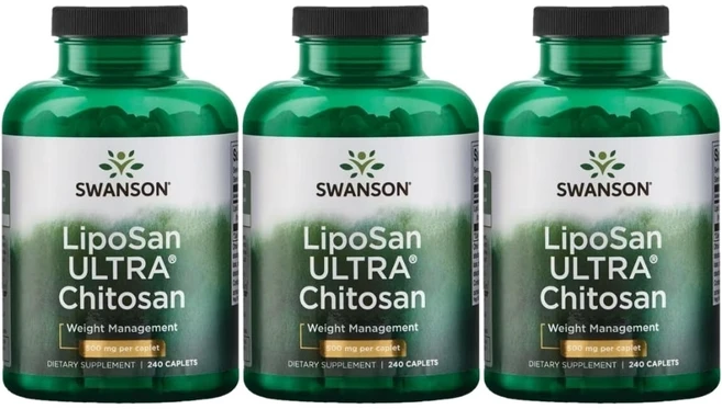 스완슨 리포산 울트라 키토산 500mg, 3개, 240정 - 쿠팡