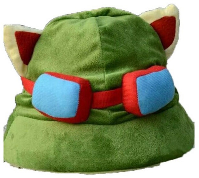 리그오브레전드 LOL 롤 티모 모자 녹색 + 프리사이즈, 1개