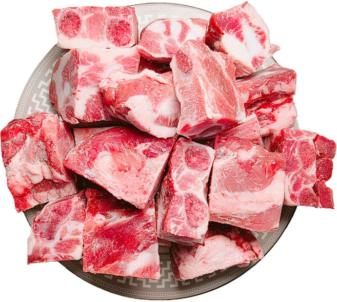 [행복미트] 돼지 스페어립 살 많는 돈갈비 3-5cm절단 찜용 탕용 2kg [당일발송], 1개