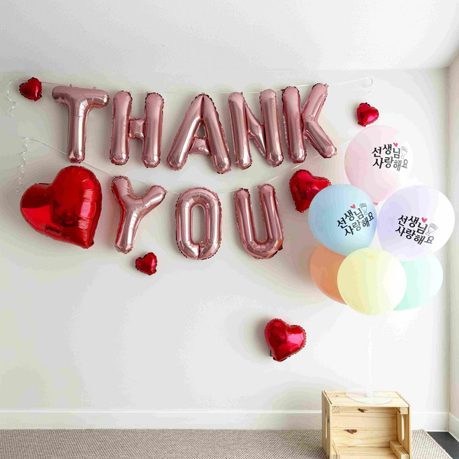 스승의날 풍선세트 포토존 이벤트 선생님사랑해요 2024