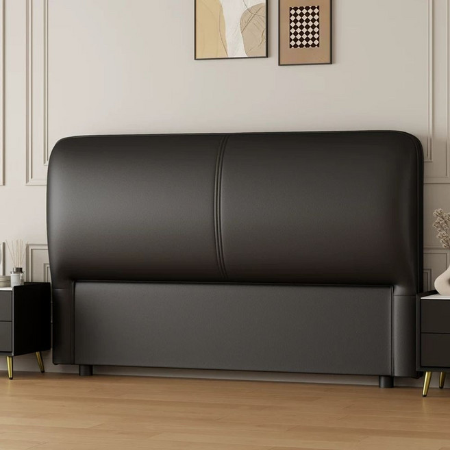 원목 침대 헤드 프레임 머리판 헤드보드 호텔식, A. A 블랙 원목 프레임