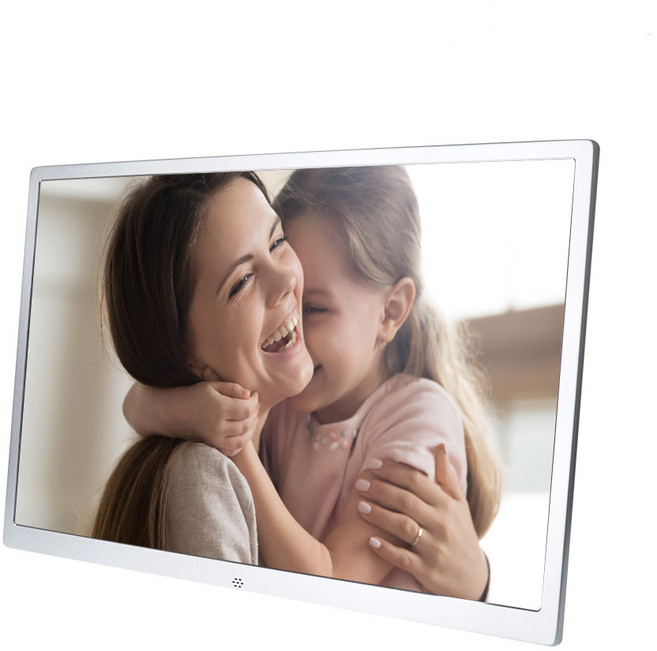 HD급 스마트 디지털액자 17형 HDMI USB메모리 SD카드입력 포토 서브모니터 매장 POP광고 전자 미니 스피커