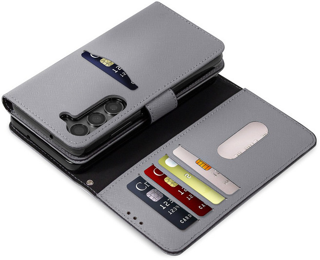 폰누리 백포켓 카드수납 가죽 다이어리 휴대폰 케이스