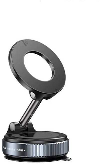 신형 진공 자석 휴대폰 거치대 데스크탑 차량 겸용 다기능 신축 접이식 휴대용 네비게이션 홀더, black, 1개